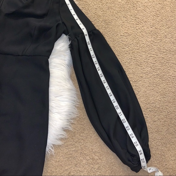 AVEC LES FILLES Black Long Sleeve Crepe Dress 8 - Picture 9 of 12